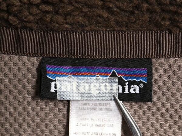 パタゴニア クラシック レトロX ジャケット レディース М 古着 12年製 Patagonia フルジップ アウトドア フリース パイル 廃盤 ブラウン