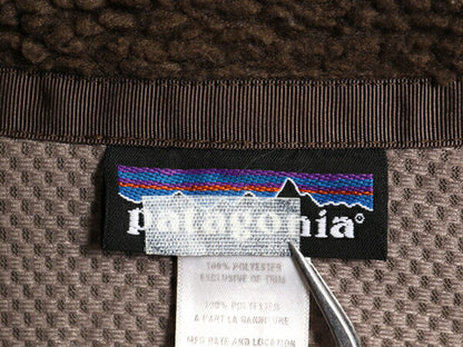 パタゴニア クラシック レトロX ジャケット レディース М 古着 12年製 Patagonia フルジップ アウトドア フリース パイル 廃盤 ブラウン