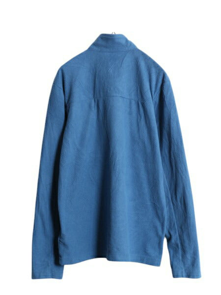 ノースフェイス TECH 100 フリース 長袖 Tシャツ メンズ S / The North face アウトドア ハイネック ロンT インナー ツートン 胸ポケット