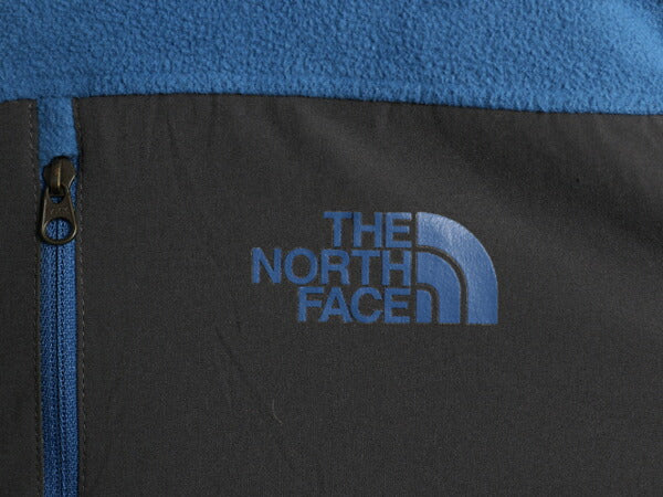ノースフェイス TECH 100 フリース 長袖 Tシャツ メンズ S / The North face アウトドア ハイネック ロンT インナー ツートン 胸ポケット