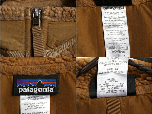 パタゴニア レトロX フリース ジャケット レディース S 古着 14年製 Patagonia アウトドア フルジップ ボア ジャンパー パイル 廃盤モデル