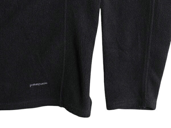 00s パタゴニア キャプリーン ハーフジップ 長袖 フリース Tシャツ レディース L / 古着 04年製 オールド PATAGONIA ハイネック ロンT 濃灰