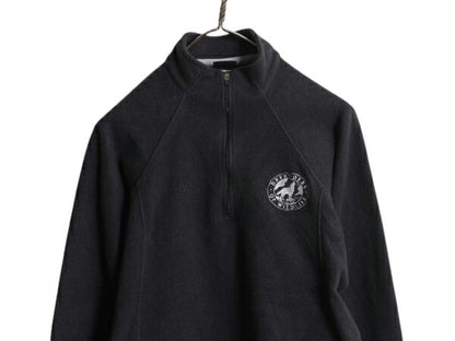 00s パタゴニア キャプリーン ハーフジップ 長袖 フリース Tシャツ レディース L / 古着 04年製 オールド PATAGONIA ハイネック ロンT 濃灰