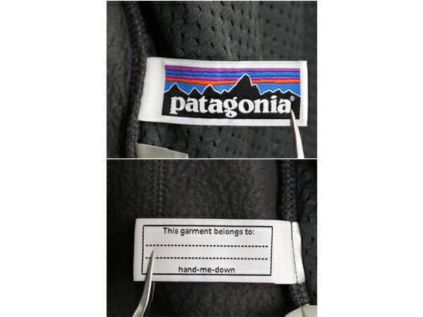 パタゴニア レトロ パイル ジャケット キッズ S 130cm 程/ 21年製 PATAGONIA アウトドア ボア フリース ブルゾン ハイネック 子供用 グレー