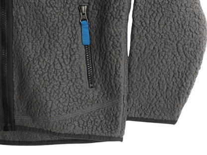 パタゴニア レトロ パイル ジャケット キッズ S 130cm 程/ 21年製 PATAGONIA アウトドア ボア フリース ブルゾン ハイネック 子供用 グレー