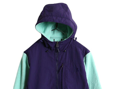 ノースフェイス フード付き デナリ ジャケット レディース L 古着 The North Face DENALI フリース ナイロン パーカー フルジップ ブルゾン