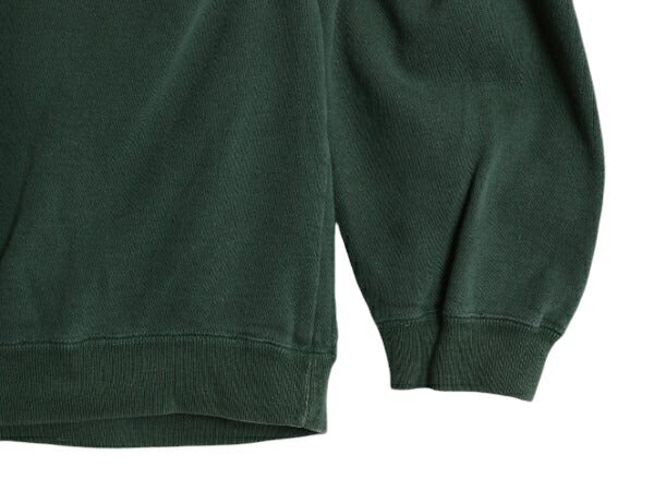 90s OLD GAP タートルネック 無地 スウェット メンズ レディース XL / 古着 90年代 オールド ギャップ 前V トレーナー ヘビーウエイト 緑