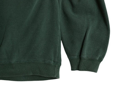 90s OLD GAP タートルネック 無地 スウェット メンズ レディース XL / 古着 90年代 オールド ギャップ 前V トレーナー ヘビーウエイト 緑