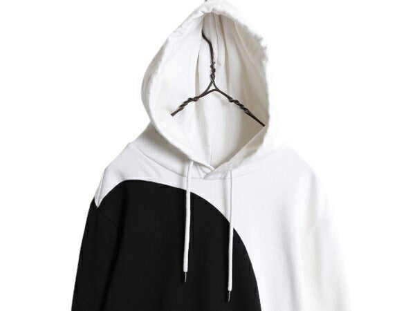 ノースフェイス ロゴ 切替 スウェット フード パーカー メンズ М 古着 The North Face プルオーバー トレーナー アウトドア ワンポイント