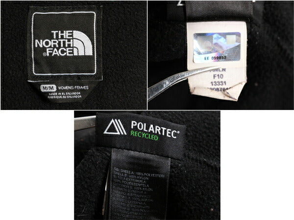 ノースフェイス フード付き デナリ ジャケット レディース M The North Face Denali フリース パーカー フルジップ アウトドア ブルゾン 黒