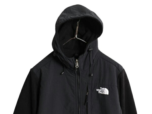 ノースフェイス フード付き デナリ ジャケット レディース M The North Face Denali フリース パーカー フルジップ アウトドア ブルゾン 黒