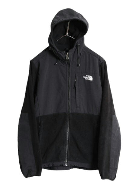 ノースフェイス フード付き デナリ ジャケット レディース M The North Face Denali フリース パーカー フルジップ アウトドア ブルゾン 黒
