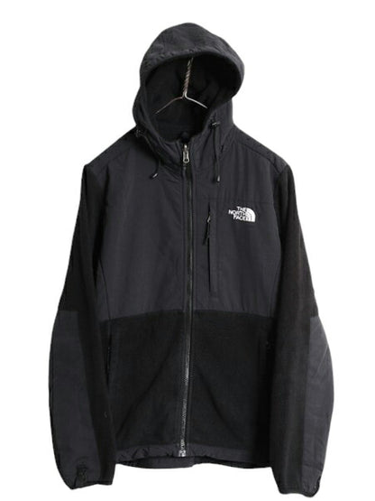 ノースフェイス フード付き デナリ ジャケット レディース M The North Face Denali フリース パーカー フルジップ アウトドア ブルゾン 黒