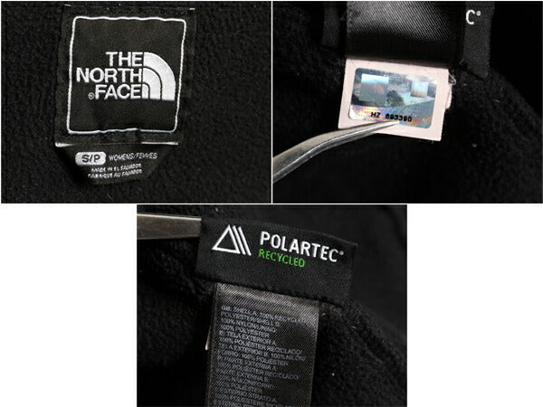 ノースフェイス フード付き デナリ ジャケット レディース S The North Face Denali フリース パーカー フルジップ アウトドア ブルゾン 黒