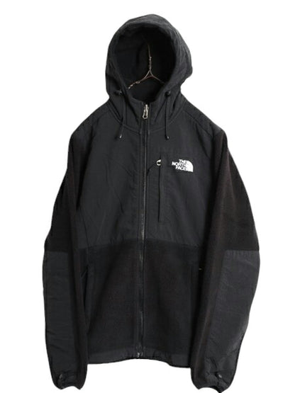 ノースフェイス フード付き デナリ ジャケット レディース S The North Face Denali フリース パーカー フルジップ アウトドア ブルゾン 黒