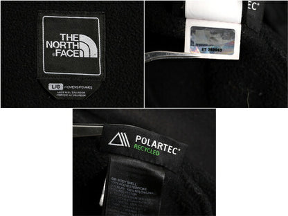 ノースフェイス デナリ ジャケット レディース L 古着 The North Face DENALI アウトドア フリース ナイロン ブルゾン フルジップ ブラック
