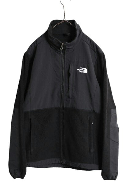 ノースフェイス デナリ ジャケット レディース L 古着 The North Face DENALI アウトドア フリース ナイロン ブルゾン フルジップ ブラック