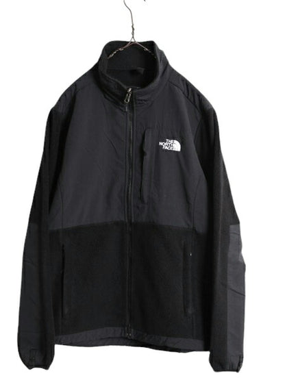 ノースフェイス デナリ ジャケット レディース L 古着 The North Face DENALI アウトドア フリース ナイロン ブルゾン フルジップ ブラック