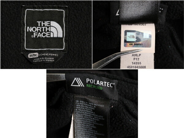 ノースフェイス デナリ ジャケット レディース М / The North Face DENALI アウトドア フリース ナイロン フルジップ ブルゾン ブラック