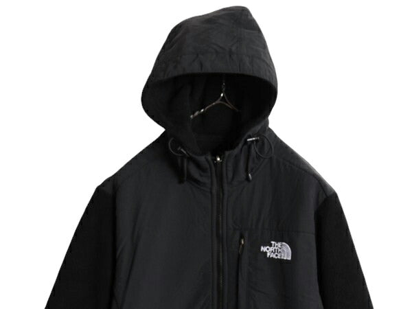 ノースフェイス フード付き デナリ ジャケット レディース M The North Face Denali 黒 フリース パーカー フルジップ アウトドア ブルゾン