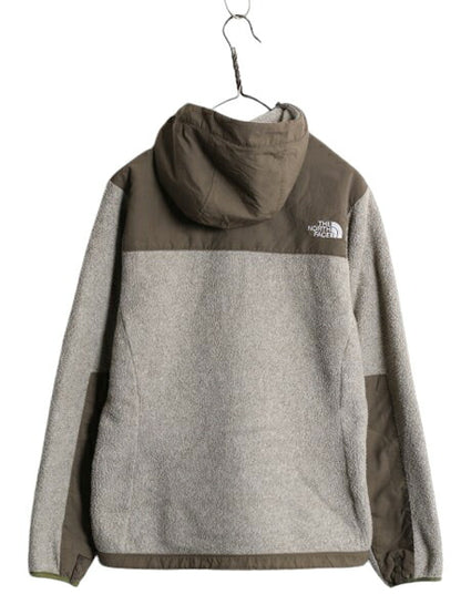 ノースフェイス フード付き デナリ ジャケット レディース М / The North Face DENALI フリース ブルゾン パーカー フルジップ ツートン