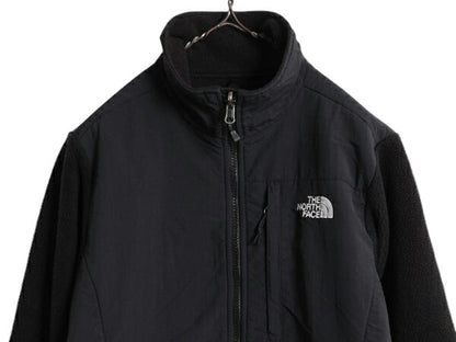 ノースフェイス デナリ ジャケット レディース M / The North Face DENALI アウトドア ブラック フリース ナイロン フルジップ ブルゾン 黒