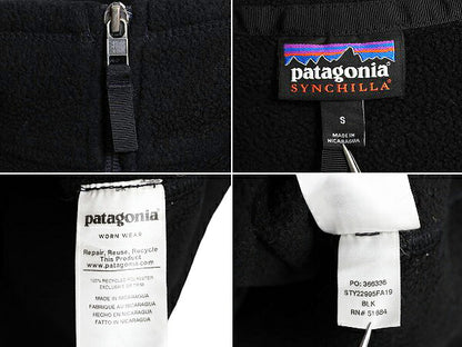 19年製 パタゴニア クラシック シンチラ フリース ジャケット レディース S / 古着 Patagonia ジャンパー フルジップ アウトドア 企業物 黒