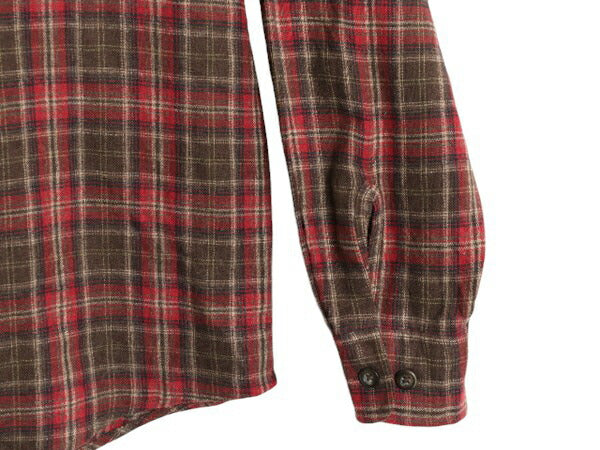 00s OLD GAP チェック 長袖 シャツ メンズ L 古着 00年代 旧タグ オールド ギャップ ウール 混 ポケット付き マルチカラー 長袖シャツ ネル