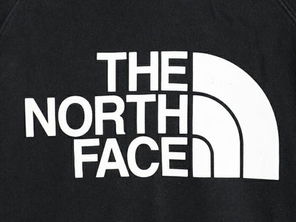 US企画 ノースフェイス プリント スウェット フード パーカー レディース M 程/ The North Face プルオーバー 裏起毛 トレーナー ブラック