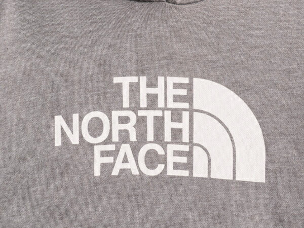 US企画 ノースフェイス プリント スウェット フード パーカー レディース M / The North Face プルオーバー トレーナー 限定 袖プリント 灰