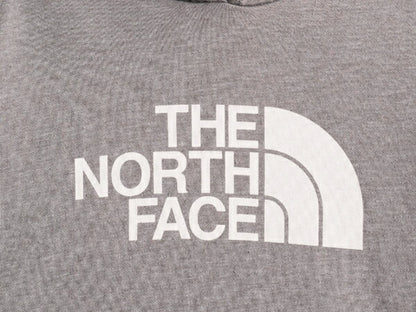 US企画 ノースフェイス プリント スウェット フード パーカー レディース M / The North Face プルオーバー トレーナー 限定 袖プリント 灰