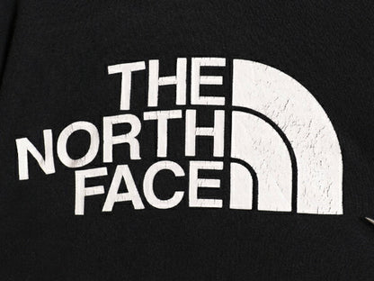 US企画 ノースフェイス プリント スウェット フード パーカー メンズ XL 古着 The North Face トレーナー スエット プルオーバー ブラック
