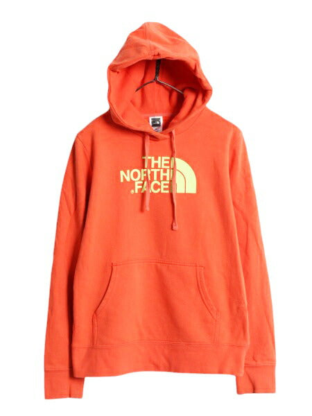 ノースフェイス プリント スウェット フード パーカー レディース М / 古着 The North Face プルオーバー 裏起毛 トレーナー アウトドア