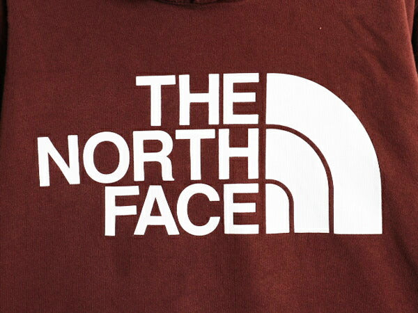 ノースフェイス プリント スウェット フード パーカー メンズ XL / The North Face プルオーバー 裏起毛 トレーナー アウトドア ブラウン