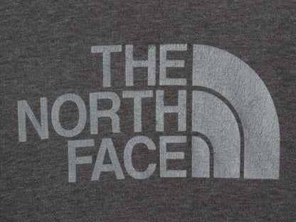 ノースフェイス プリント スウェット フード パーカー メンズ L 古着 The North Face 裏起毛 トレーナー プルオーバー アウトドア ツートン