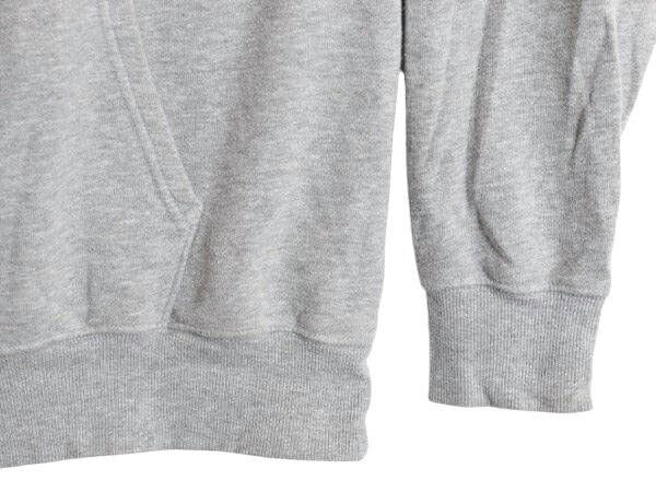 US企画 ノースフェイス 両面 プリント スウェット フード パーカー メンズ L 古着 The North Face 裏起毛 トレーナー プルオーバー グレー