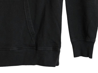 ノースフェイス 両面 プリント スウェット フード パーカー レディース М / 古着 The North Face トレーナー アウトドア プルオーバー 黒