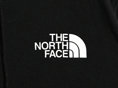 ノースフェイス 両面 プリント スウェット フード パーカー レディース М / 古着 The North Face トレーナー アウトドア プルオーバー 黒