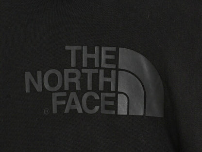 ノースフェイス プリント スウェット フード パーカー メンズ L 古着 The North Face アウトドア プルオーバー 裏起毛 トレーナー ブラック