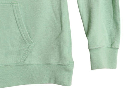 ノースフェイス プリント スウェット フード パーカー レディース L The North Face アウトドア プルオーバー 裏起毛 トレーナー グリーン