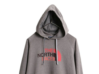US企画 ノースフェイス プリント スウェット フード パーカー レディース L / The North Face アウトドア トレーナー 裏起毛 プルオーバー
