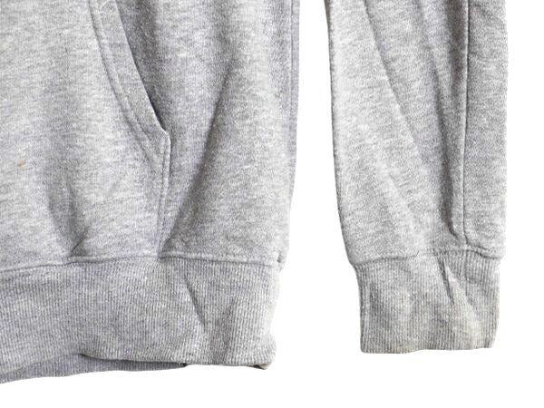 US企画 ノースフェイス プリント スウェット フード パーカー メンズ S / 古着 The North Face 裏起毛 トレーナー 灰 プルオーバー グレー