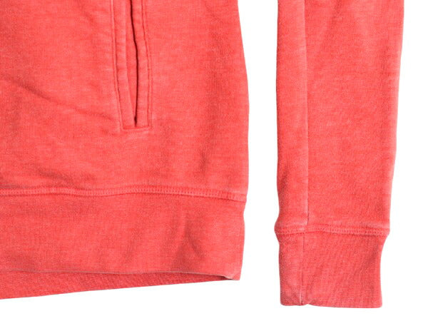 ノースフェイス スウェット フード パーカー レディース S 古着 The North Face 前V プルオーバー 裏起毛 アウトドア ロゴ 刺繍 トレーナー