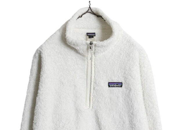 US企画 21年製 パタゴニア ロスガトス ハーフジップ レディース M / Patagonia アウトドア フリース プルオーバー ジャケット 毛長 パイル