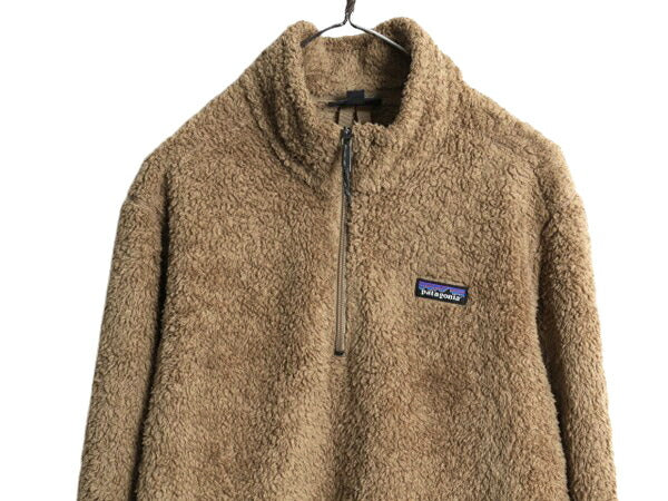 18年製 パタゴニア ロスガトス ハーフジップ メンズ XL / 古着 Patagonia アウトドア フリース ジャケット プルオーバー 毛長 パイル ボア