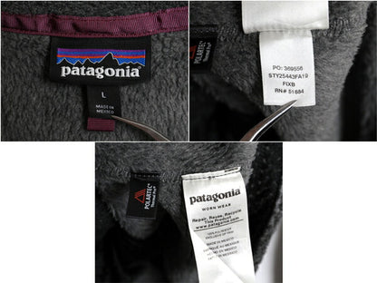 19年製 パタゴニア リツール スナップT プルオーバー ジャケット レディース L / 古着 Patagonia フリース アウトドア ブルゾン ハイネック