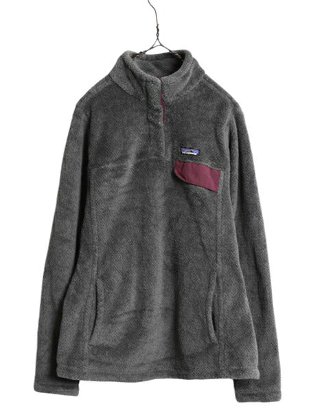 19年製 パタゴニア リツール スナップT プルオーバー ジャケット レディース L / 古着 Patagonia フリース アウトドア ブルゾン ハイネック