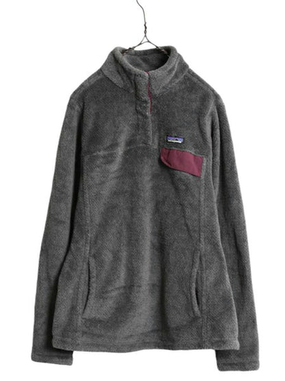 19年製 パタゴニア リツール スナップT プルオーバー ジャケット レディース L / 古着 Patagonia フリース アウトドア ブルゾン ハイネック