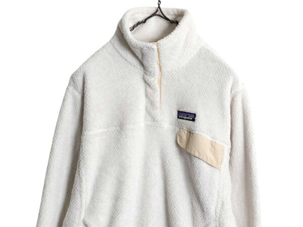 17年製 パタゴニア リツール スナップT プルオーバー ジャケット レディース L 古着 Patagonia フリース アウトドア ブルゾン ハイネック