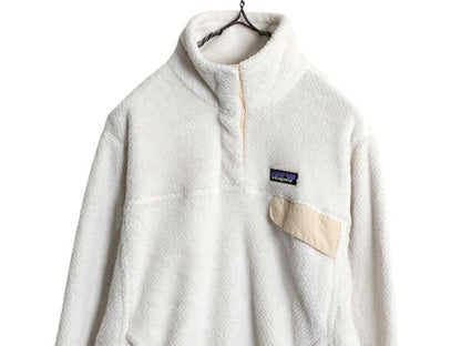 17年製 パタゴニア リツール スナップT プルオーバー ジャケット レディース L 古着 Patagonia フリース アウトドア ブルゾン ハイネック